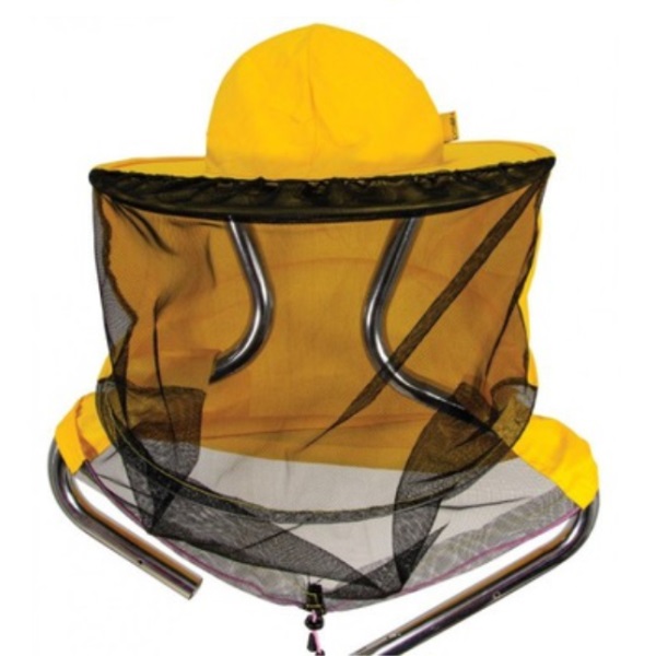 Včelársky klobúk  s vytiahnuteľnou sieťovinou, plátený vzadu