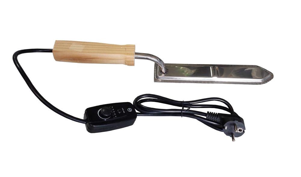 Odviečkovací nôž elektrický 230V BEE, drevená rukoväť