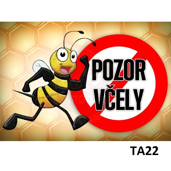 Tabuľa na predaj medu, veľkosť L - vzor TA22