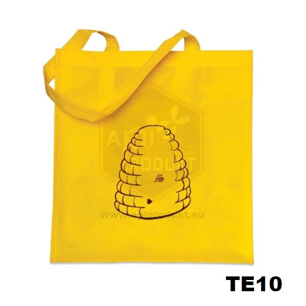 Skladacia taška ekologická s potlačou, žltá