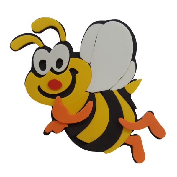 Samolepka včielka veľká, pryžová