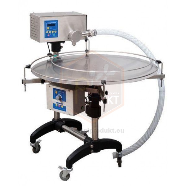 Zariadenie na dávkovanie a plnenie medu s automatickým rotačným stolom, CLASSIC