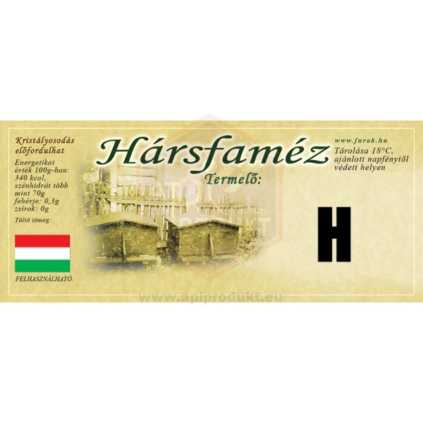 Samolepiace etikety klasické maďarské, 100 ks - vzor H
