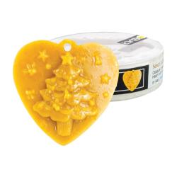 Srdce s vianonm stromekom, na zavesenie