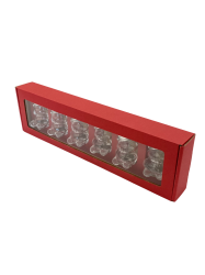 Dekoran papierov balenie - erven R61 - 2