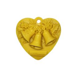 Vianon ozdoba srdieko so zvonmi