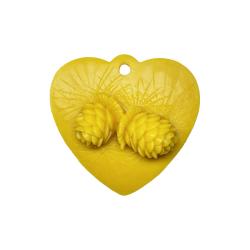 Vianon ozdoba srdieko so ikami