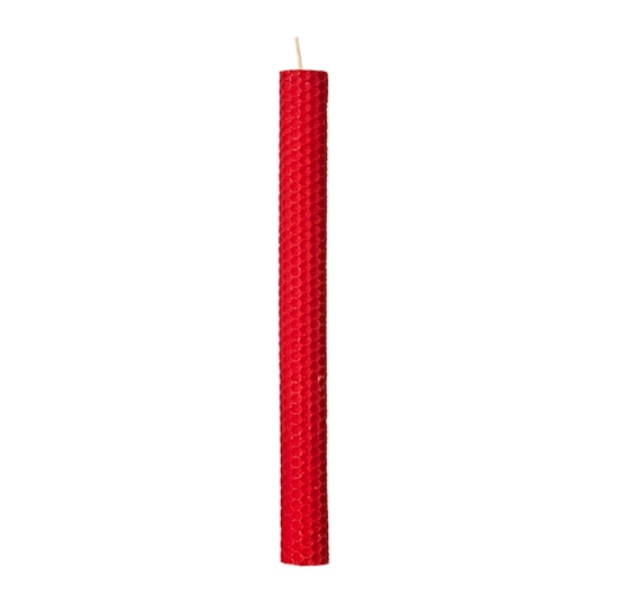 Sviečka veľká, červená, výška 240 mm