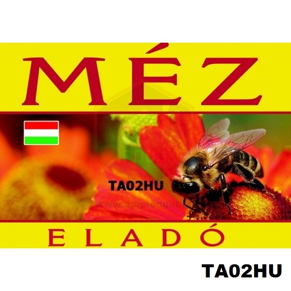 Tabule na predaj medu maďarské, veľkosť L - vzor TA02